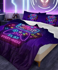 Sleepwish Gaming Comforter Set for Boys, 3-Piece Joystick Kids Bedding Sets Twin Size - Image 17