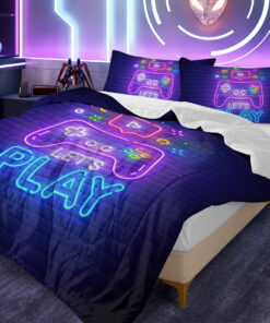 Sleepwish Gaming Comforter Set for Boys, 3-Piece Joystick Kids Bedding Sets Twin Size - Image 23