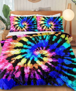 Sleepwish Kids Comforter Set, 3-Piece Red Blue Tie Dye Bedding Sets for Girls Twin - Image 25