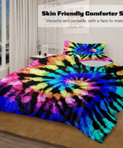 Sleepwish Kids Comforter Set, 3-Piece Red Blue Tie Dye Bedding Sets for Girls Twin - Image 29